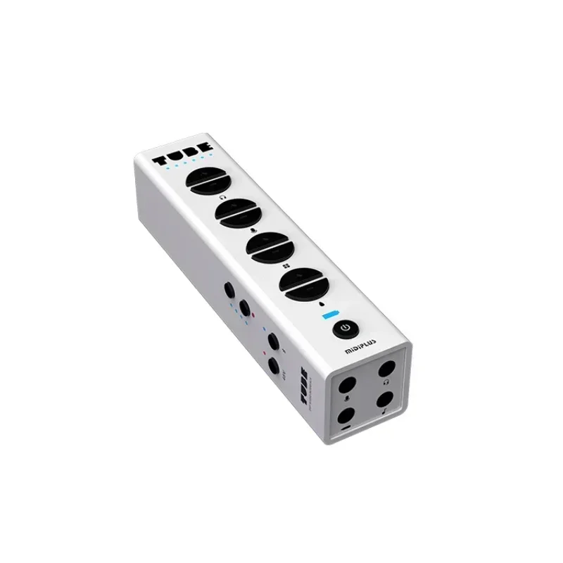 

Excellent Top Quality Hot SalesTube Hot Selling 48V Phantom Power Compact And Portable DSP Audio Interface Mobile Phone Sound Ca