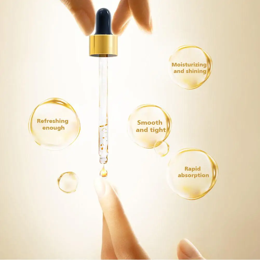 Gold Ginseng Face Serum 100ml polipeptide Lightening Skin Moisturizing Facial Serum Smoothing Skin Care Products idratazione profonda