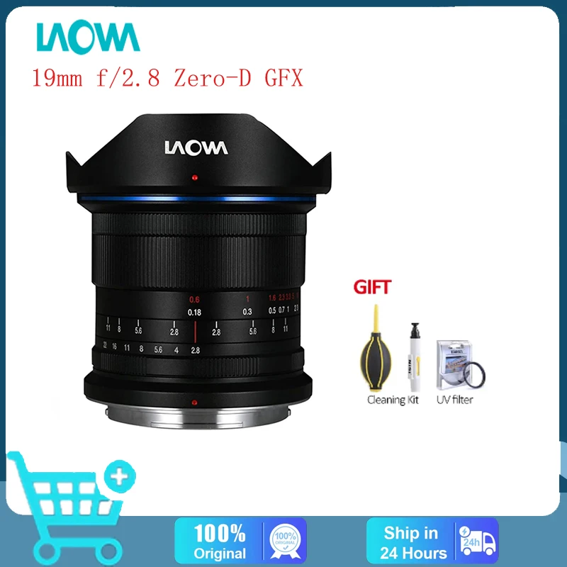 

Laowa 19mm F2.8 Zero-D GFX Medium Format Camera Lens Ultra Wide Angle Fast Aperture Lens for for Fuji GFX Mount Camera Gift