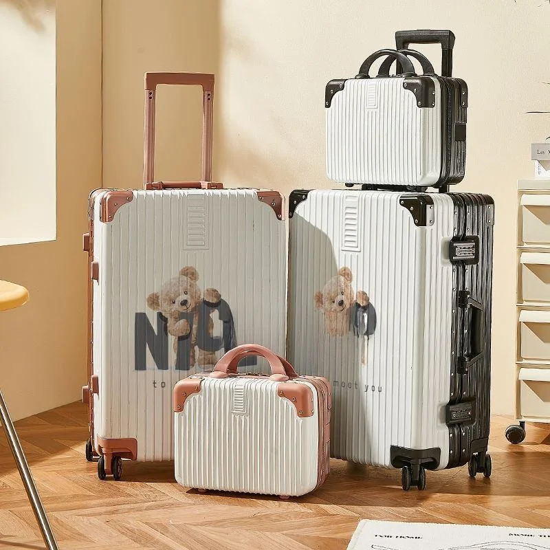 lightweight-large-size-fem-lage-suitcase-with-four-way-wheels-boarding-travel-bag-student-suitcase-trendy-ins-cartoons