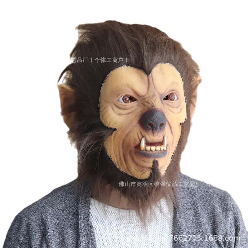 2025 Halloween Horror Monster Mask Funny Party Dress Up Orangutan Monkey Cosplay Accessories