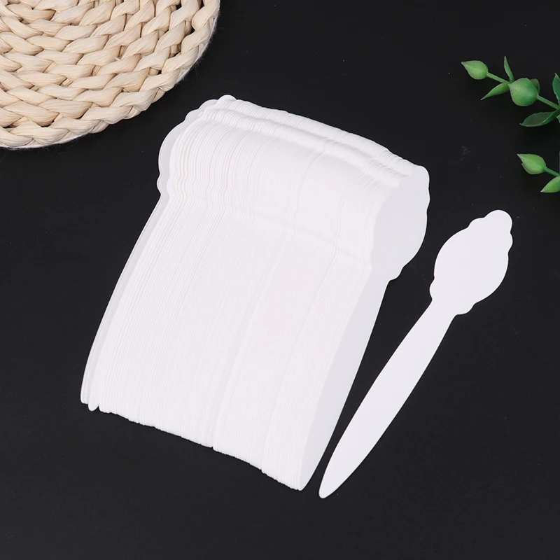 

100Pcs Perfume Test Strips Perfume Blotter Strips Disposable White Perfume Test Paper Strips Multi-use For Essential Oils