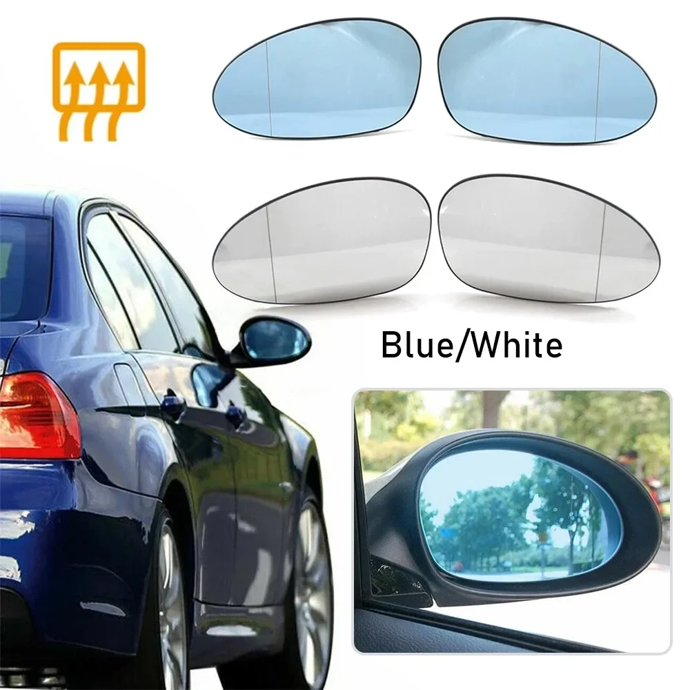 For BMW 1 3 Series E81 E87 E82 E88 E46 E90 E91 E92 E93 1x Left Right Side Rear View Lens Split Mirror Heated Door Glass Rearview