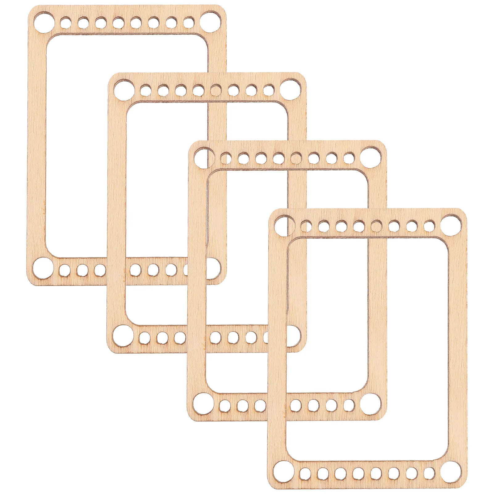 4 قطعة لوحة النسيج الصغيرة المحمولة المدمجة الحرفية نسج أداة للأساور والقلائد الزينة صياغة المنوال