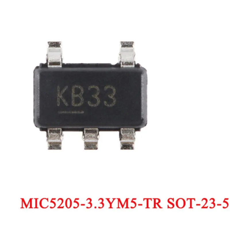 10pcs MIC5205 MIC5219 MIC5504 MIC5205 MIC5225 MIC5219-3.3YM5 LG33 MIC5219-5.0YM5 LG50 MIC5504-1.8YM5-TR WXG SOT23-5 LDO Chip IC