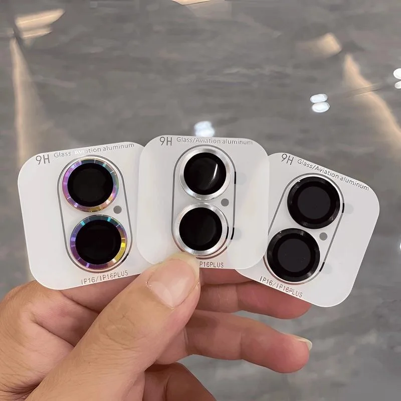 3-2 قطعة 9H عدسة غطاء للحماية PVD التكنولوجيا الهاتف المحمول عدسة فيلم الكاميرا واقية ملصق آيفون 17 16 برو ماكس 14 زائد #6