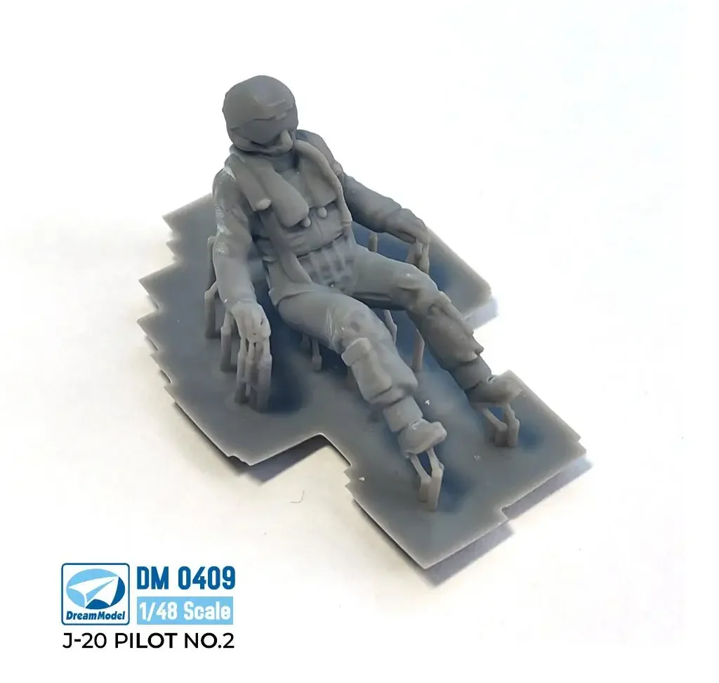 Dream Model 1/48 1/72 J-20 Pilot NO.1 /NO.2 / In Standing Posture / Front / Rear