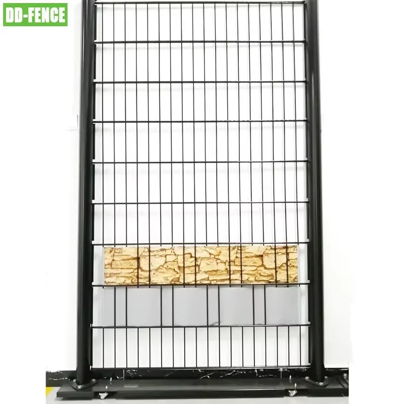 Fencing Supplies Garden Decoration House Security Double Wire Mesh Fence Galvanized Steel Privacy Fence Panels for Garden