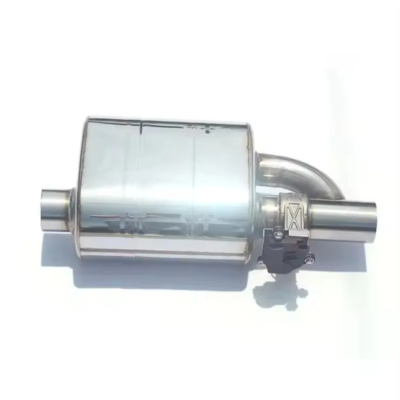 Performance Exhaust Pipes System Stainless Steel Car Vacuum 2 Stroke Exhaust Muffler With/Without Remote Control