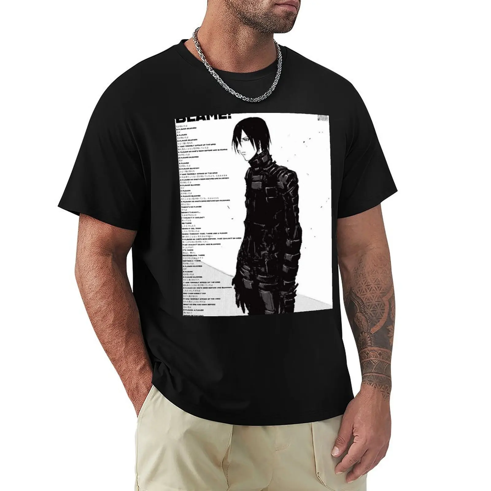 

Killy - BLAME! T-Shirt Summer Fashion Casual Tee Shirt