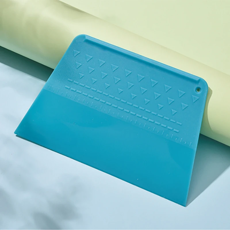 Grattoir en plastique pour fenêtre, outil de nettoyage, 15x20cm, Film mural, tissu, cuisson, pâte coupée, peinture, outils de grattage, 5 pièces