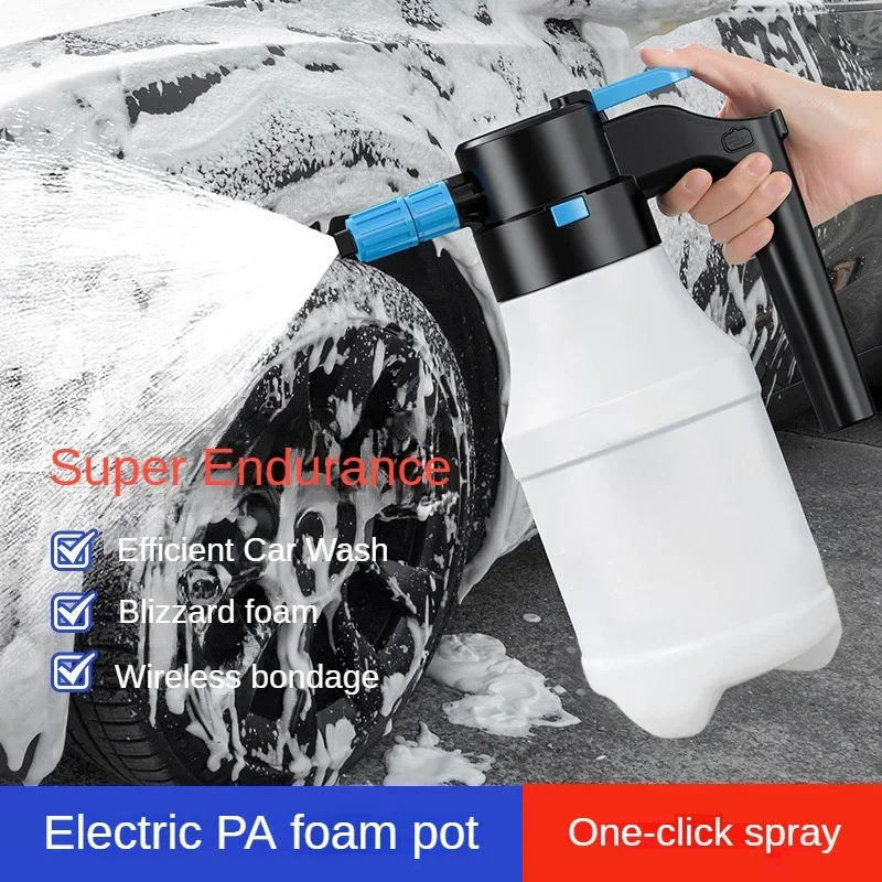 

Electric Detailing Sprayer 1.5L Foam Sprayer Spray Foam Cleaner Car Wash Foamer High Pressure For Car Washing Gardening Supplies