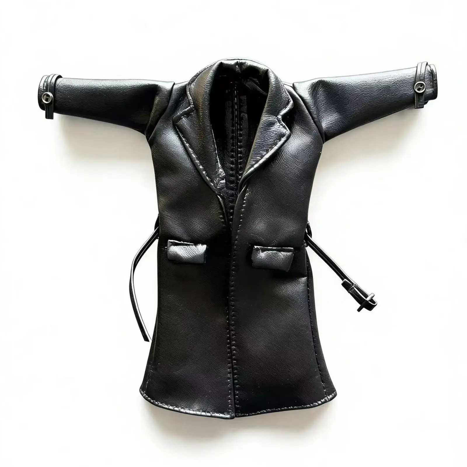 

1:12 Scale Action Figure Clothes,Mid Length Jacket Cosplay Trench Coat Mini Doll Model Costume Windbreaker for 6" Male Female