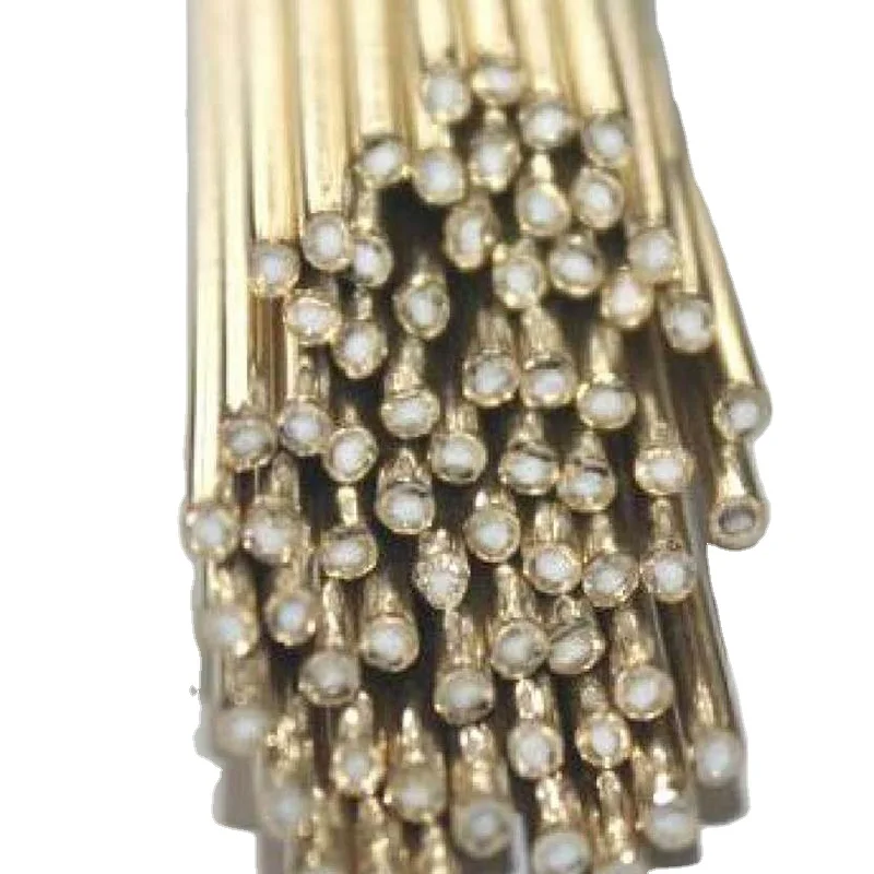PLCuPSn Flux Coated Copper Brazing Rod Bronze Welding Rod with High Conductivity Flux Coat for Brazing Applications