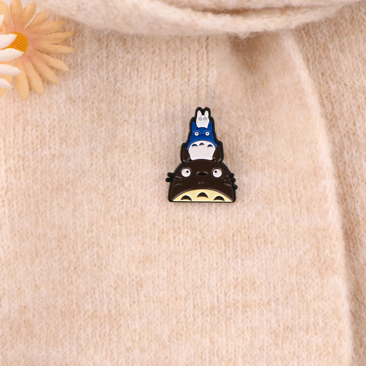 6pcs Cute Cat Enamel Pins Set Anime Movie Brooches for Backpacks Hat Lapel Pins Badges for Fans Gifts Cosplay Accessories Toy view 3