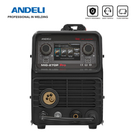 ANDELI weld machine MIG-270P PRO LCD Screen Double Pulse MIG Lift TIG MMA Spool Aluminum Welding DC Semi-automatic MIG Welder