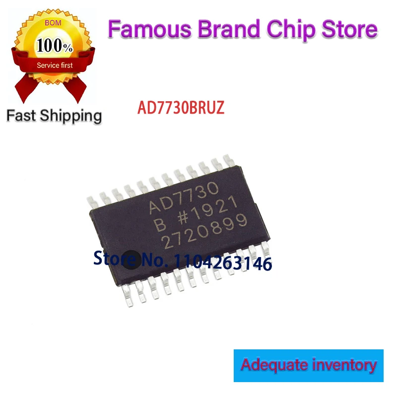 AD7730 New and Original Chip IC AD7730BRUZ AD7730BRU TSSOP-24 (1~5PCS)