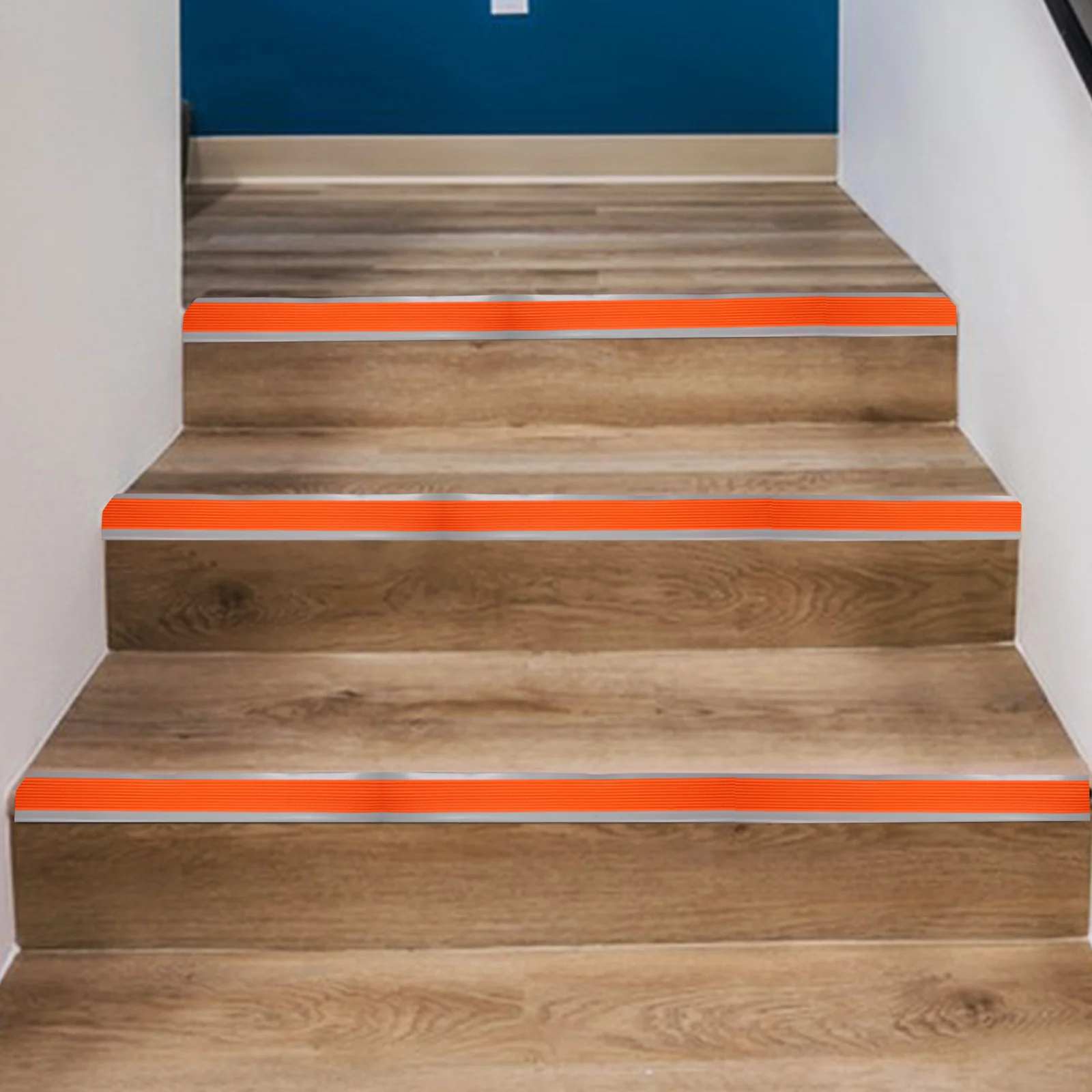 Tira antiderrapante da escada 2m material do pvc fácil instalar passo guarnição nariz afiação protege contra deslizamentos cai nariz da escada