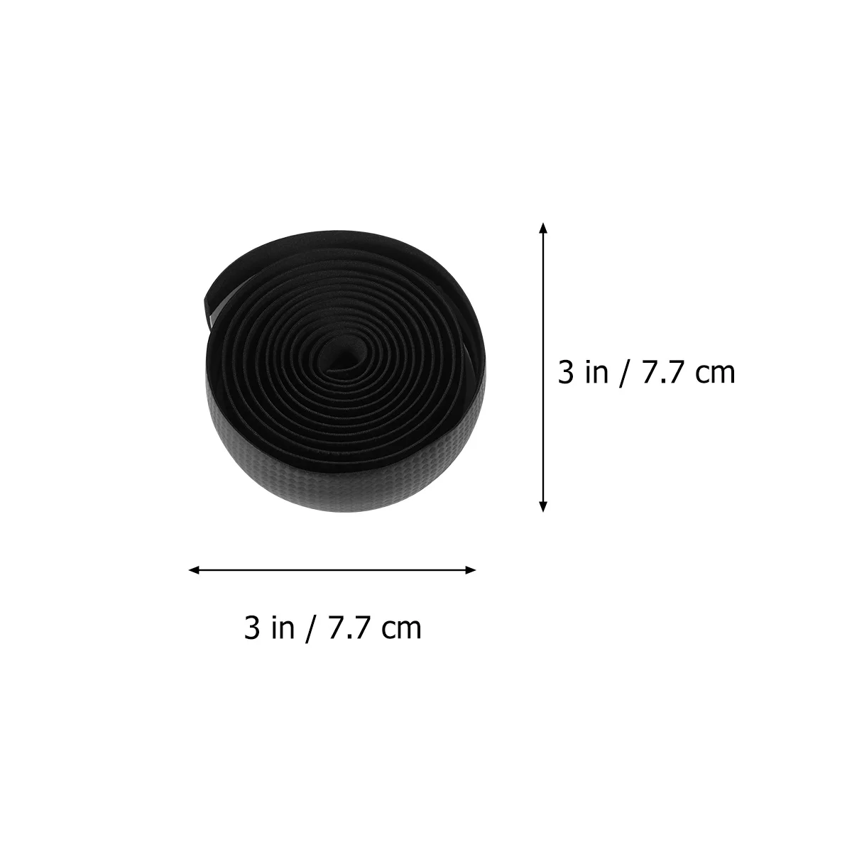

1 Set Black Carbon Fiber Shock-Absorbant Handlebar Tape Wrap Non-Slip Lightweight Durable Grip For Road Mountain Bike Cycling