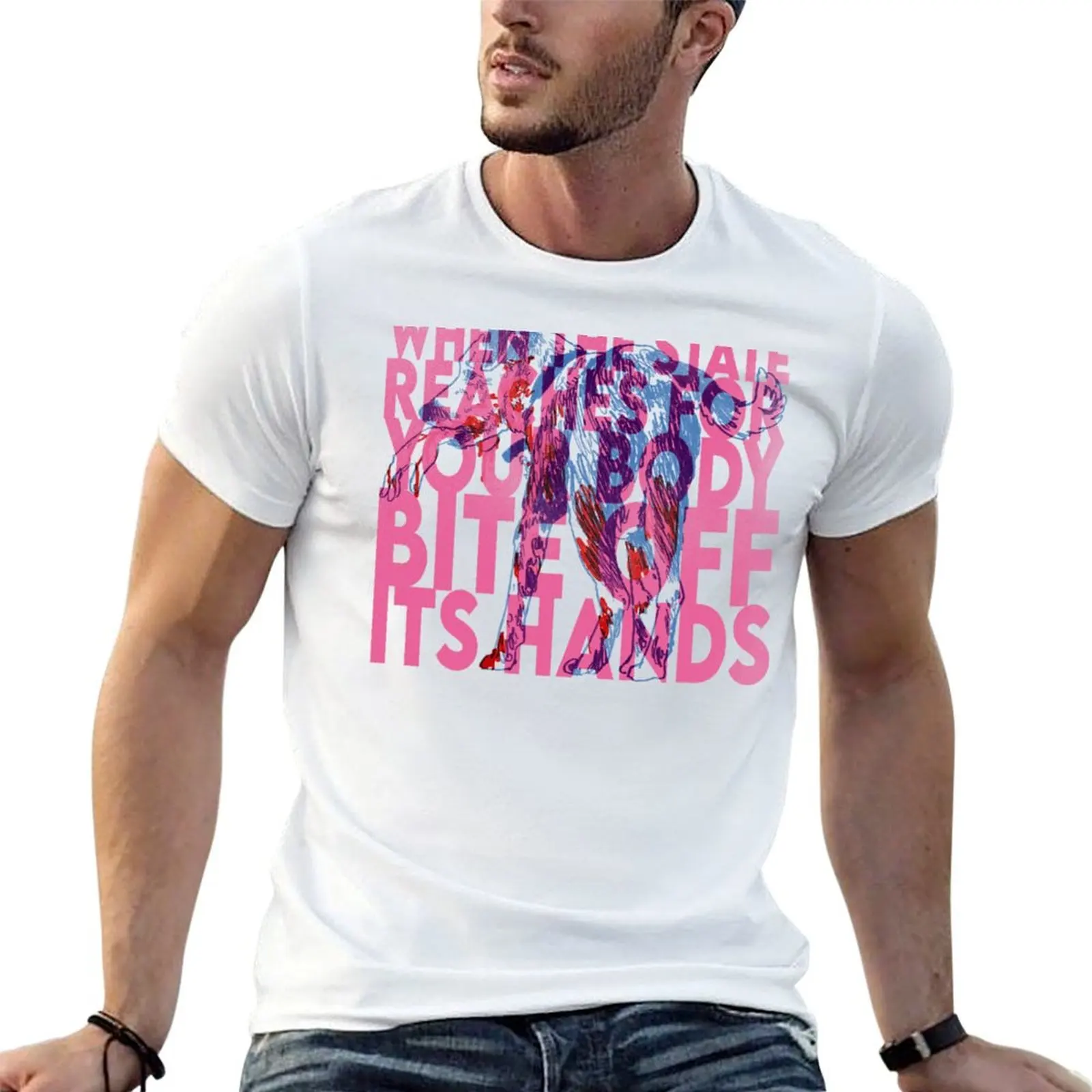 Bite off its hands! T-Shirt Anti-Perspiration Workout Top