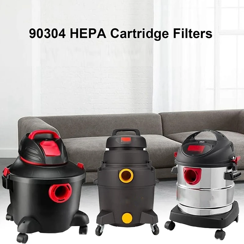 90304 HEPA 카트리지 부품 필터, Shop-Vac 90304, 90350, 90333,5 갤런 업 습식 및 건식 진공 청소기용