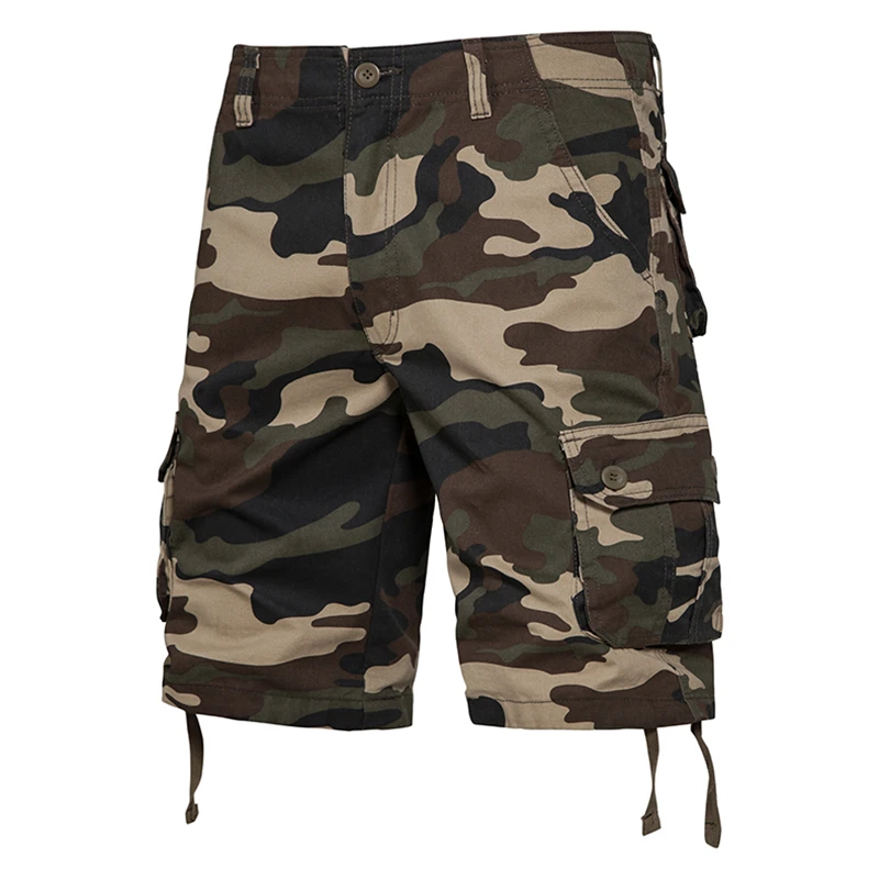 

2026 Loose Camouflage Beach Five Pants Men's Summer Cotton Thin Section in The Pants Summer Work Casual Shorts