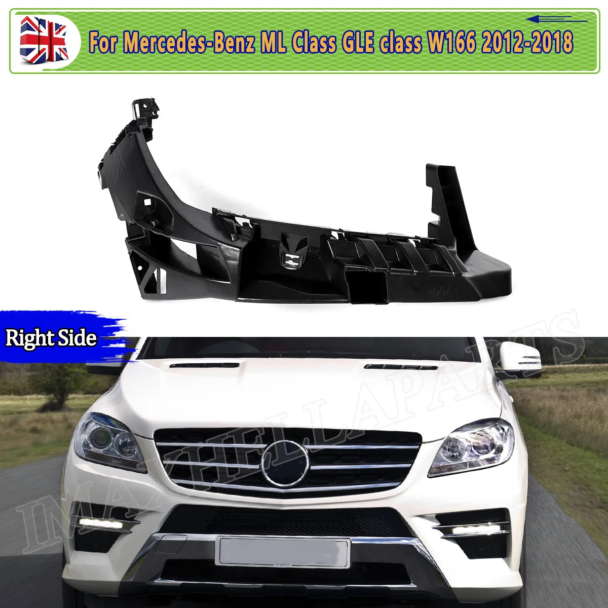 

Front Right Headlight Support FOR MERCEDES-BENZ GLE W166 GLE320 GLE400 GLE500 2012-2018 FRONT HEADLIGHT MOUNTING BRACKET RIGHT