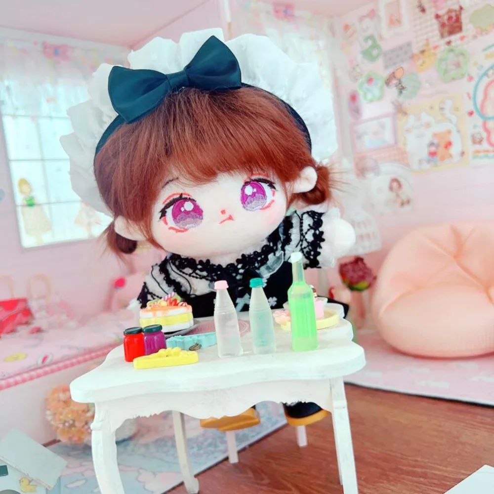 봉제 인형 옷 메이드 드레스 20cm 면 옷 의상 로리타 면 옷 귀여운 미니 옷 20cm 면