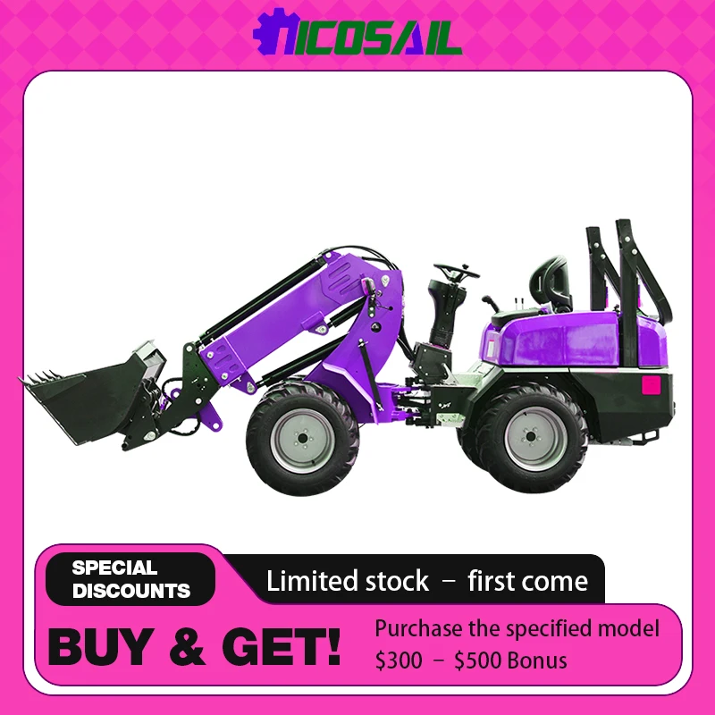 

Фирменный хит продаж микротелескопический погрузчик на продажу Колесный телескопический рычажный строительный погрузчик на продажу