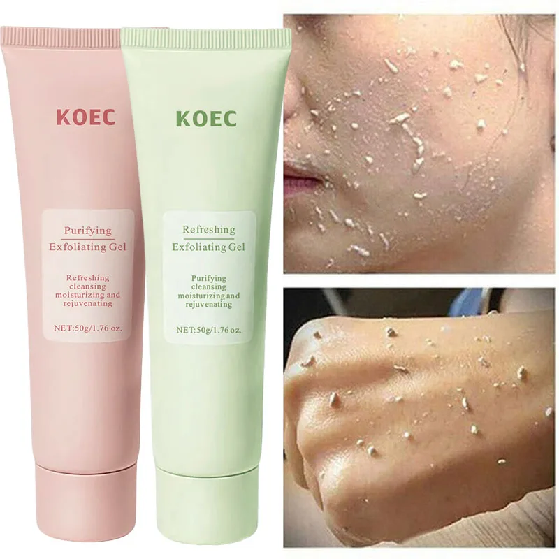

Face Exfoliating Peeling Gel Cleansing Pores Remove Dead Skin Purify Gentle Exfoliate Oil Control Moisturizing Facial Scrub Skin