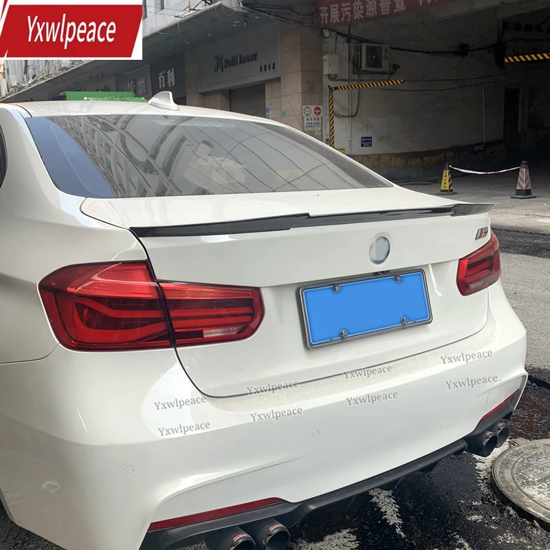 

Rear Spoiler For BMW F30 F35 F80 3 Series 2013-2018 High Quality ABS Unpainted Color V Style Trunk Lip Spoiler Car Accessories