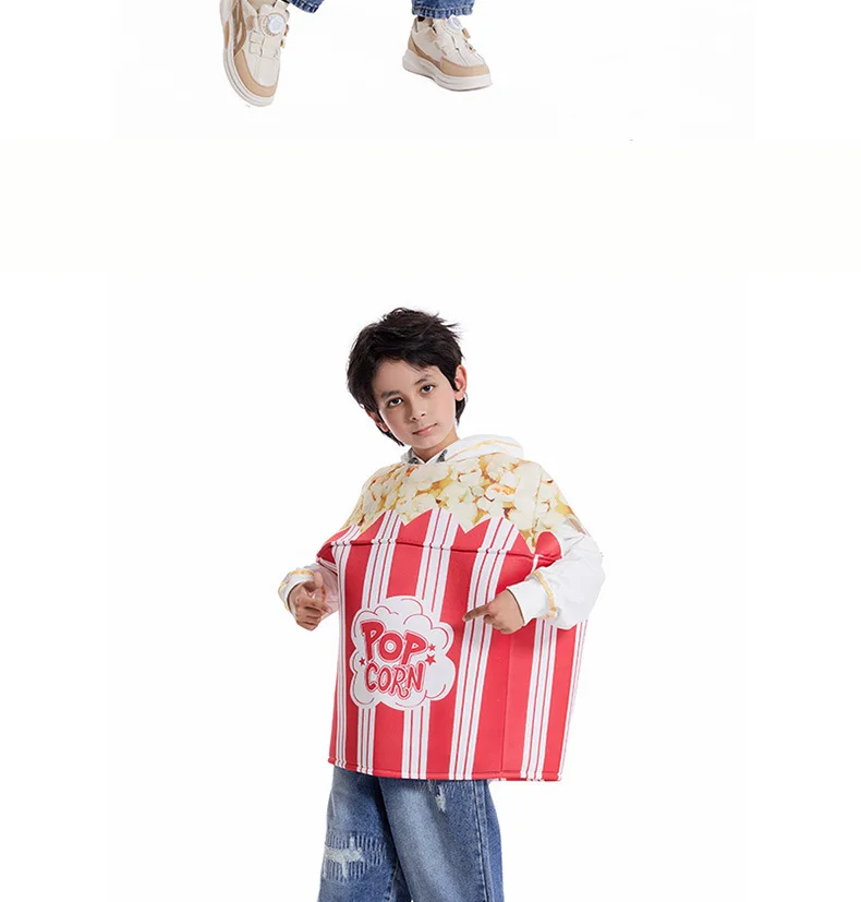 Halloween Cos Costume Doll Costume Cartoon Animation Popcorn Performance Costume Halloween Costumes for Women  Anime Cosplay