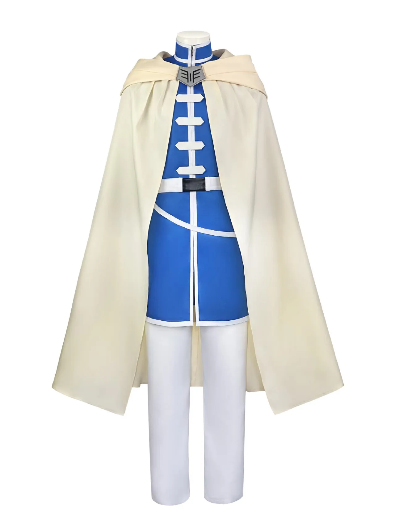 

CosplayLove Himmel Cosplay Costume Full Set Outfit Cape Top Pants Belt for Comic Con Halloween Role Play