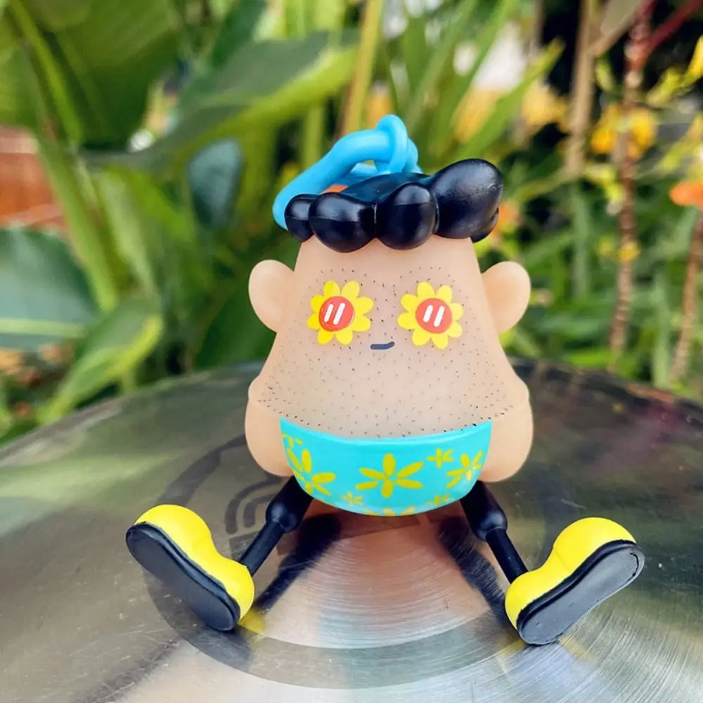 피지 제거 스트레스 해소 풀링 키링 (별자리 모양, 폴리에스터 섬유, 재미있는 피부 손질용)