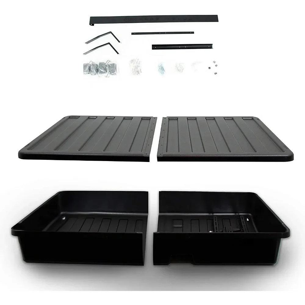 غطاء صلب للتلفزيون الخارجي، حماية ضد الطقس للتلفزيون - دعامة تثبيت على الحائط للتلفزيون متضمنة (45-55 بوصة)، أسود-بيع ساخن!