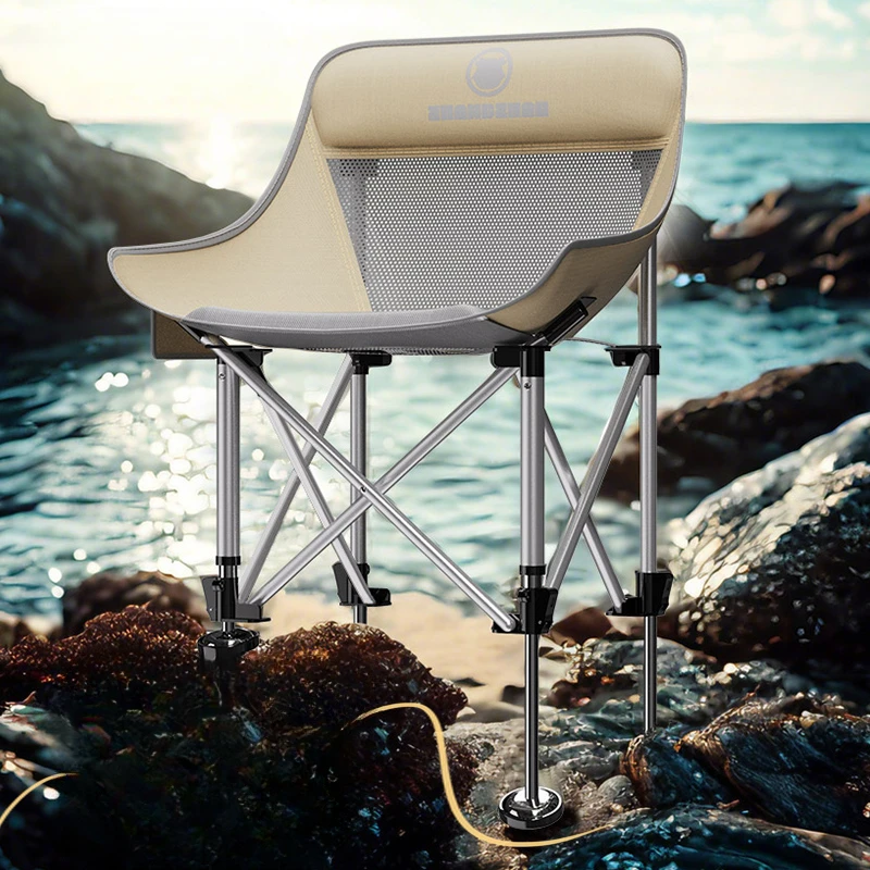 Fold Moon Fishing Chairs Modern Specific Outdoors Freshwater Fishing Chairs Camping Travel Outdoor Furniture Sedia Da Pesca FYFC