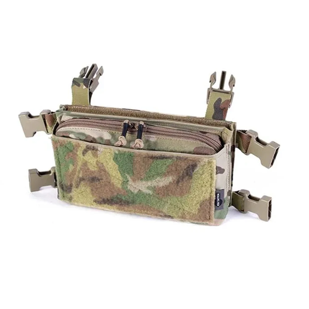 Sportowa kamizelka outdoorowa Podwozie zewnętrzne MK3 MK4 Chest Rig Kamizelka z zamkiem błyskawicznym Wkładka panelu klatki piersiowej Osłona zamka błyskawicznego