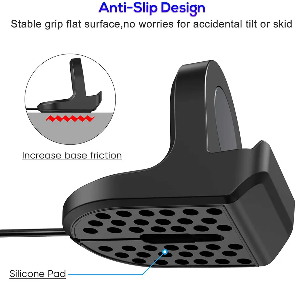 Silicone Charger Dock Holder For Samsung Galaxy Watch Ultra 47mm Charger Stand USB Cable Charge Galaxy Watch 7/6/5/5 Pro 40 44mm image 5