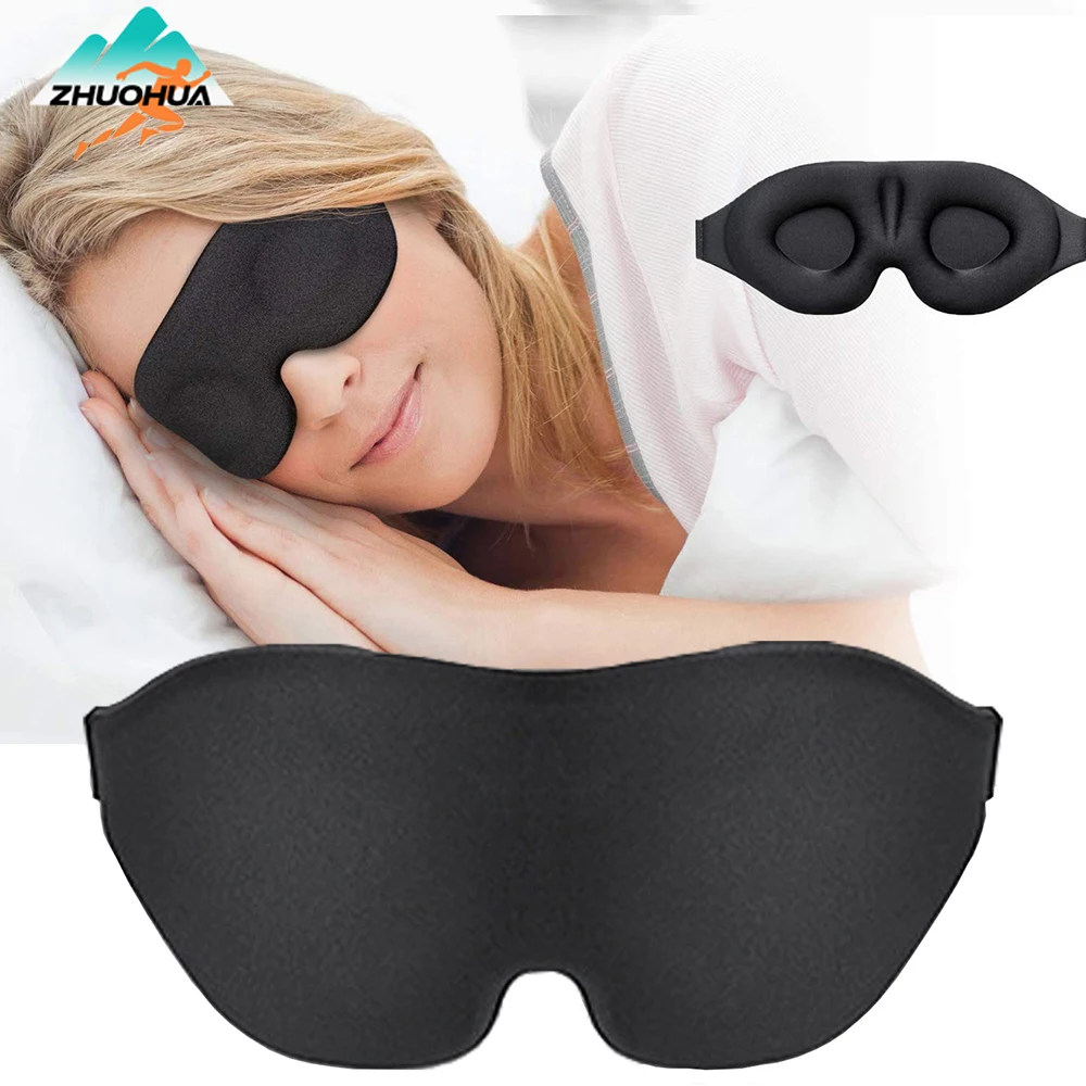 

ZHUOHUA Sleep Mask for Back&Side Sleeper,Block Out Light,Sleeping Eye Mask of 3D,Zero Pressure Breathable Travel Eye Cover