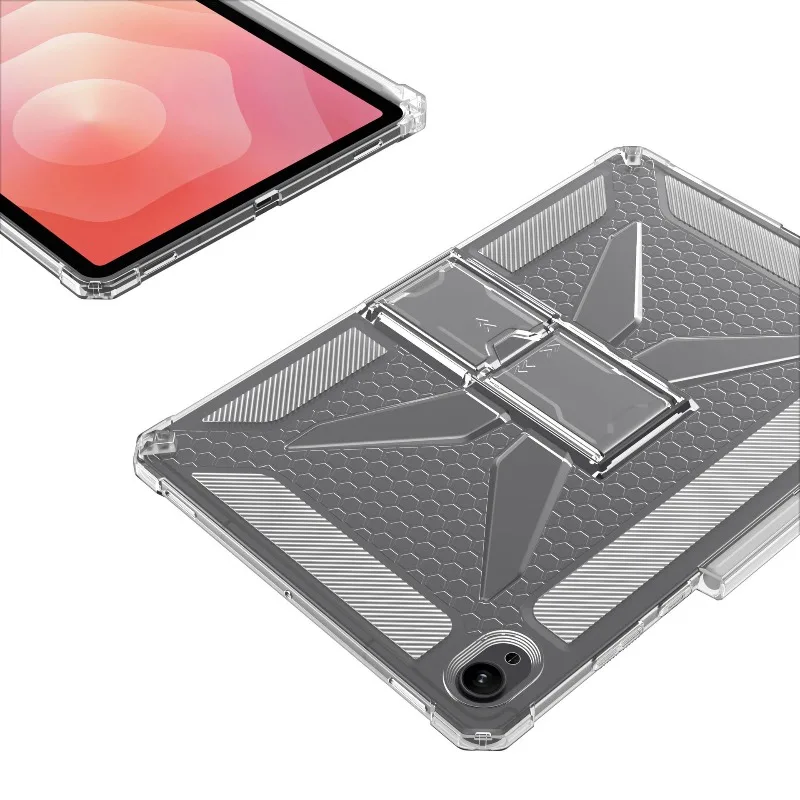 Funda لسامسونج غالاكسي تبويب S11 11 بوصة 2025 حافظة واقية 5G SM-X730/SM-X736B حامل وسادة هوائية واضح لينة غطاء من البولي يوريثان اللوحي حالات