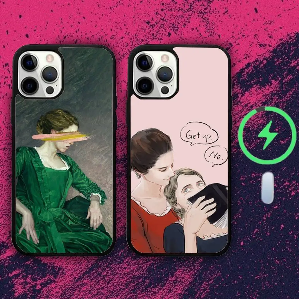 

M-Marianne And H-Heloise Phone Case For iPhone 16e,16,15,14,13,12,11,Plus,Pro,Max,Mini Magsafe Magnetic Wireless Charging