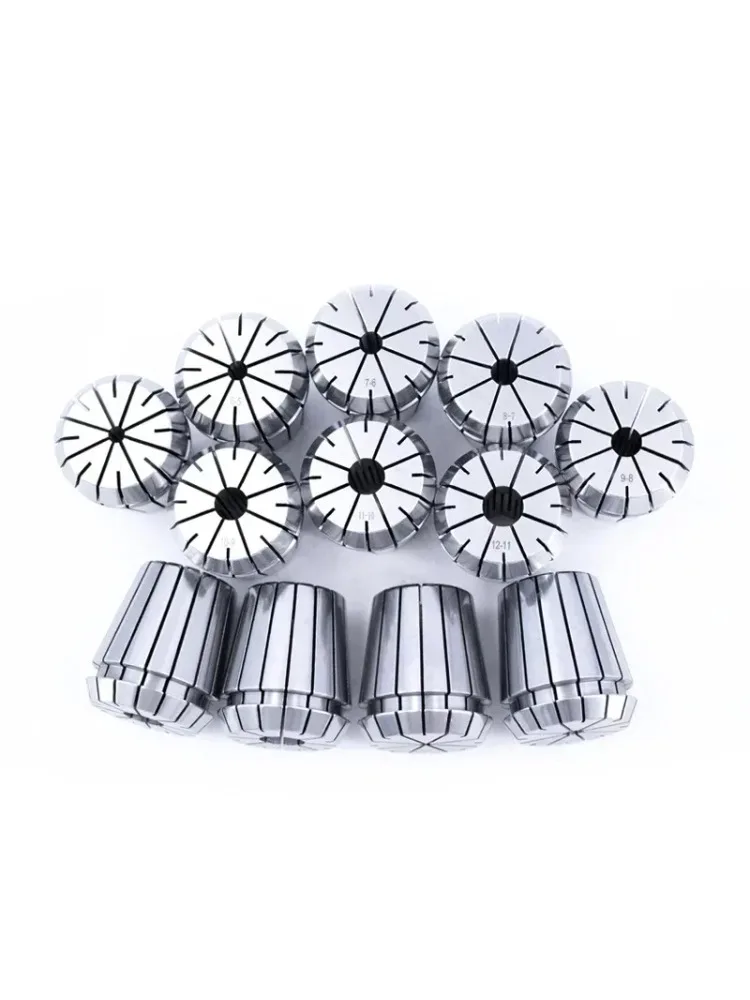 SYS ER11 ER16 ER20 ER25 ER32 ER40 Set ER Federspannzangenfutter 0,015 mm 0,008 mm für CNC-Fräswerkzeughalter Graviermaschine Drehmaschine