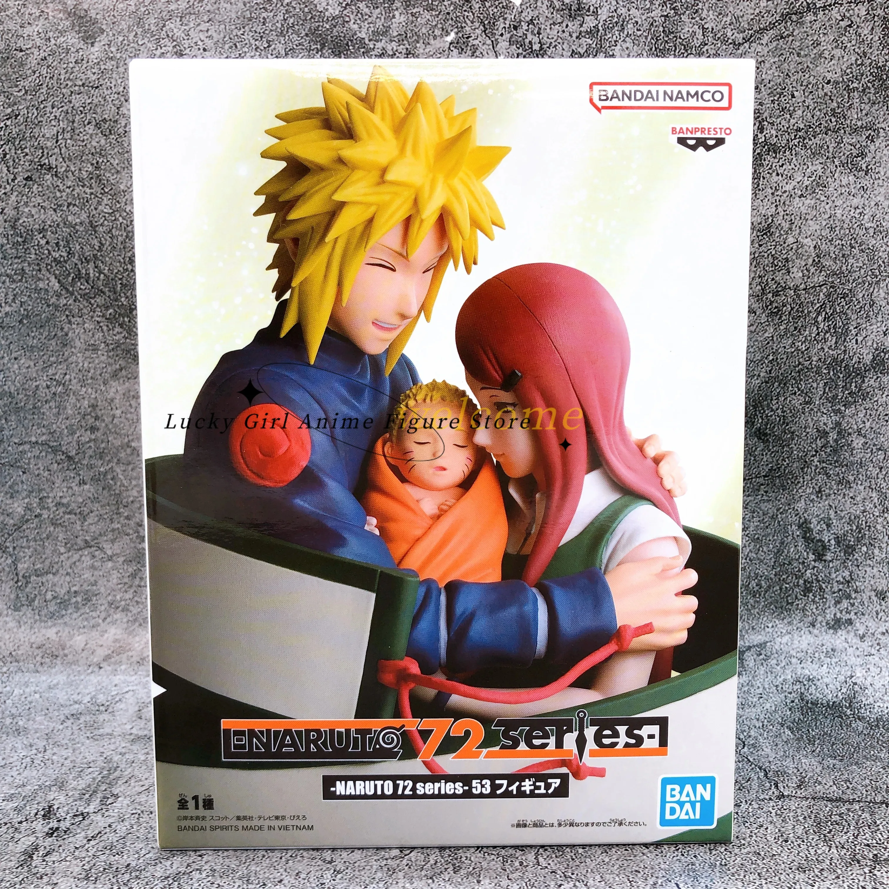 

In Stock Original BANPRESTO NARUTO Shinobi Relations Uzumaki Kushina Minato Namikaze Figures Model Gift Guys Family