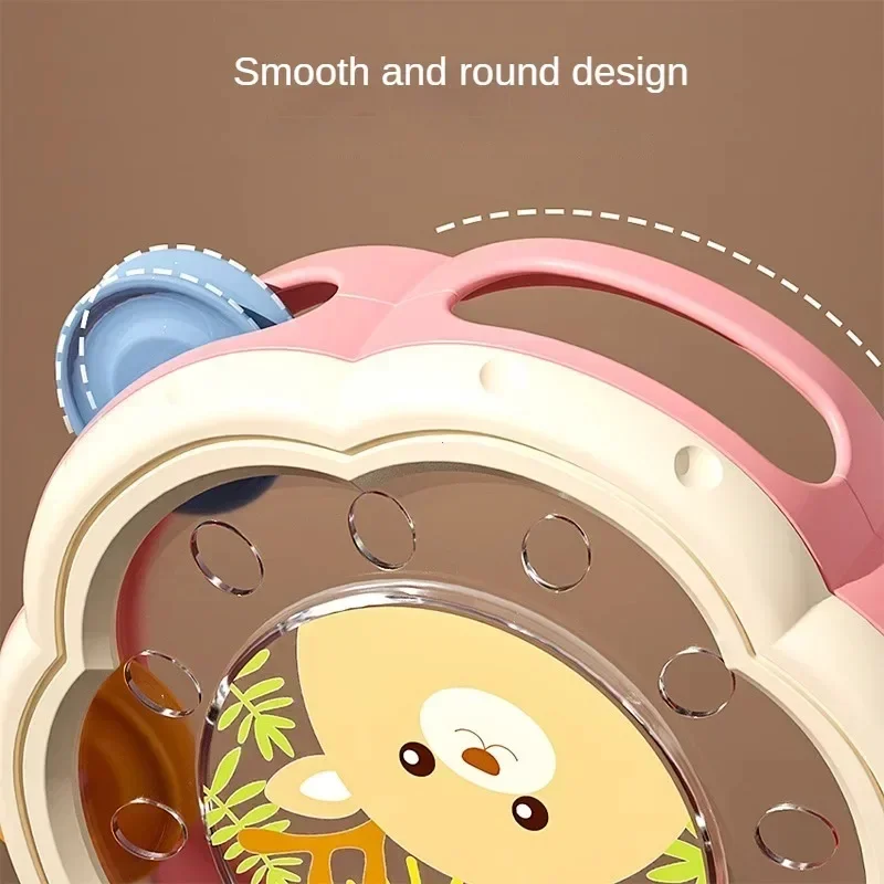 Instruments de musique pour bébé, jouets à tambour, jouets d'apprentissage Montessori pour tout-petits de 1 à 3 ans, développement précoce des mains, jouets musicaux interactifs