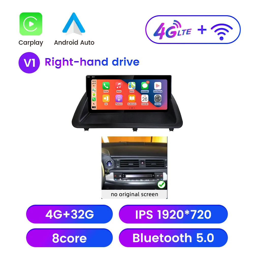 10.25" Android Car Radio For Lexus CT CT200 CT200h 2011-2019 GPS Navigation Multimedia Player Carplay Android Auto Bluetooth image 3
