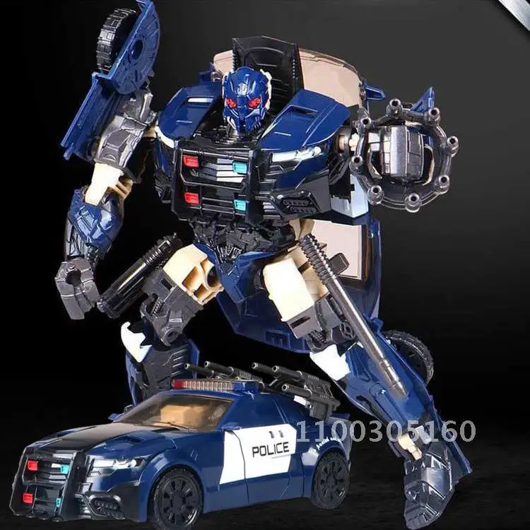 

Taiba Police YS05 Autobots Transforming Robot Toy Handmade King Kong Model for Boys Movie Version Road Obstacle