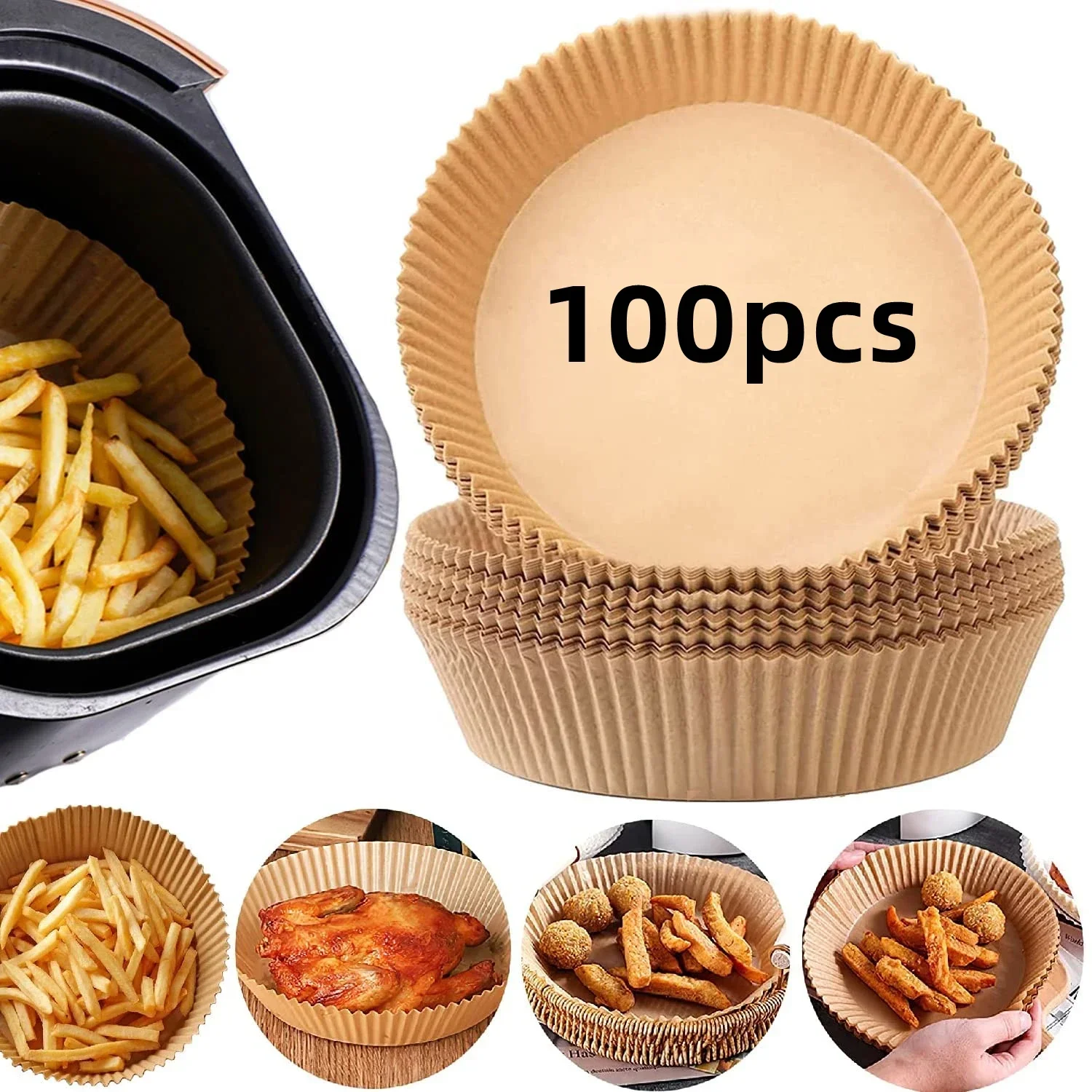 100pcs Round