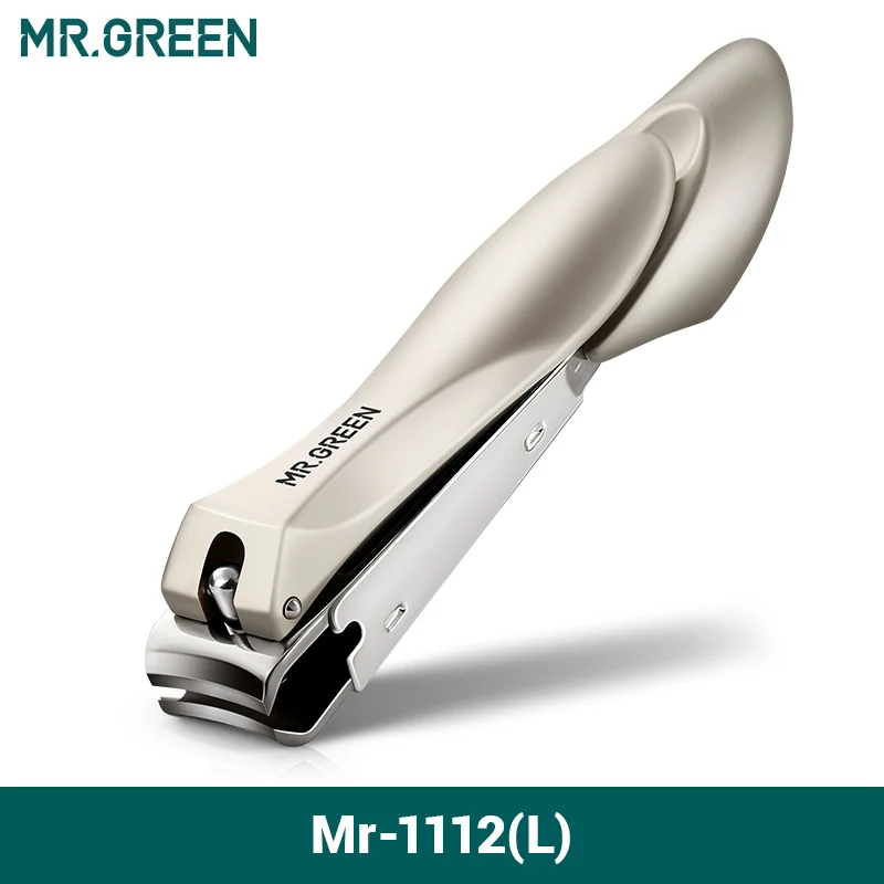 MR.GREEN Anti Splash Nagelknipser Edelstahl Fingernagelschneider Maniküre Werkzeuge Bionics Design Nagelschneider