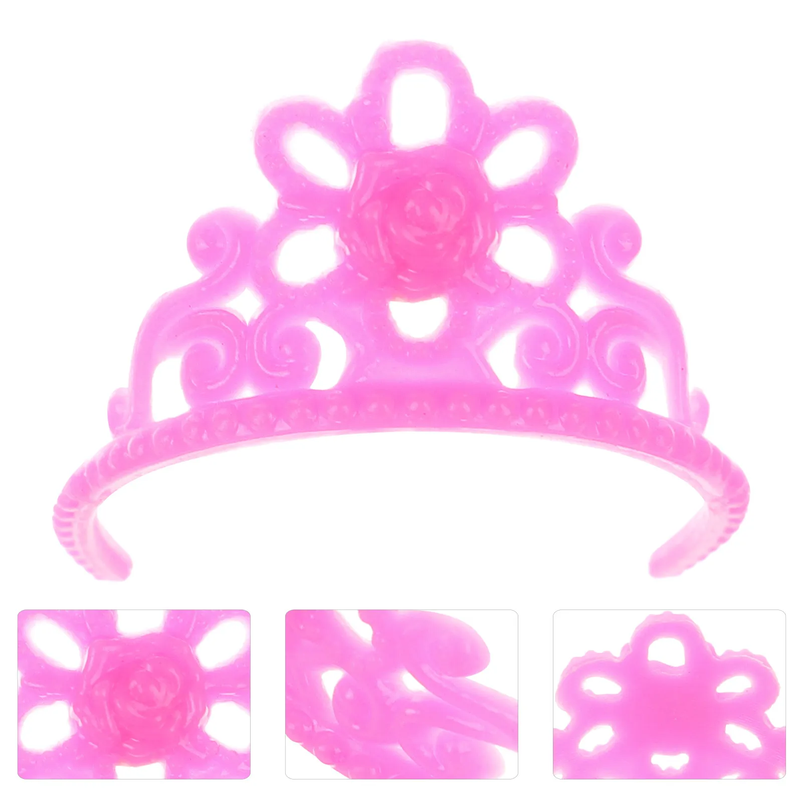 

20 шт. мини-корон для украшения, модные и забавные аксессуары, изысканное исполнение, безопасны для всех возрастов, для детских игр