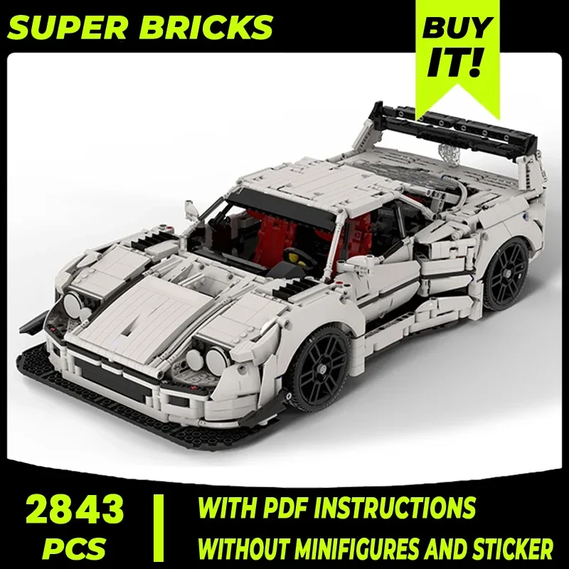 Moc Building Blocks Super Running Model Freestyle F40 Technical Bricks DIY Assembly Construction Toys For Child Holiday Gifts